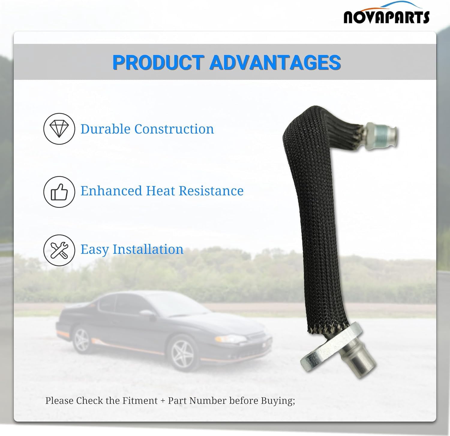 NOVAPARTS EGR Valve Pipe for Chevy Malibu Lumina Impala Venture Oldsmobile Alero Buick Century Regal Pontiac Aztek Montana Grand Am Prix 3.1L 3.4L 3.8L 2000-2005 24508969 598-202