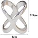 thumbnail image 2 of 2 bufandas para mujer, bufanda con clip, anillo cruzado, bufanda de seda, bufanda de seda, regalo para mujeres y niñas JM, 2 of 5