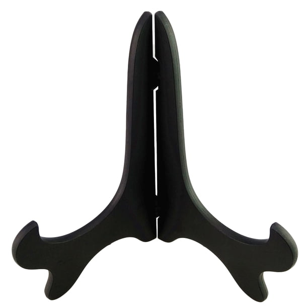 Advancent Caballete de exhibición multifunción negro de varios tamaños, soporte para platos, estantes de almacenamiento para platos de cocina Decoración del hogar negro 25.5 cm