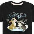 thumbnail image 3 of Disney Bambi - Christmas - Snowy Bunny Kisses - Toddler & Youth Short Sleeve Graphic T-Shirt, 3 of 5
