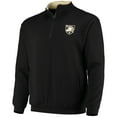 thumbnail image 2 of Men's Colosseum Black Army Black Knights Tortugas Logo Quarter-Zip Jacket, 2 of 4