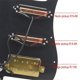 thumbnail image 4 of Ssh-coil Splitting Electric Guitar Pickguard 2 Mini Humbucker + 1humbucke + interruptor de silencio, placa de rascado precableada B, 4 of 5