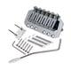 thumbnail image 2 of Pieza de repuesto para puente de trémolo de guitarra de 89 mm para guitarra eléctrica, fácil de instalar plata, 2 of 9