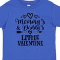 thumbnail image 4 of Inktastic Mommy Daddy Little Valentine Boys or Girls Toddler T-Shirt, 4 of 5