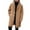 Khaki*, variant on RUTAYY Women's Long Overcoat Casual Turndown Collar Knee Length Trench Coat Long Sleeve Warm Winter Outerwear Classic Versatile Tops