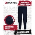 thumbnail image 2 of Southpole Boys Jogger Pants - 3 Pack Breathable Tricot Track Pants Joggers for Boys (Sizes: 8-20), 2 of 7
