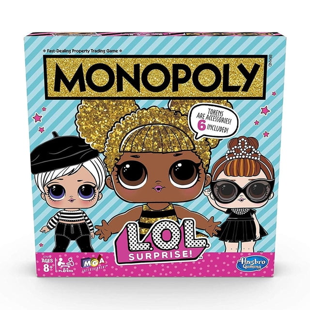 Juego de mesa Monopoly L.O.L. Surprise Edition para niños mayores de 8 años
