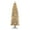 7.5FT, variant on Towallmark Flocked Pencil Christmas Tree - Festive Pre-Lit Artificial Decor with Durable Metal Base and lighted for Room, Bedroom, Apartment, Outdoor Porch, Office