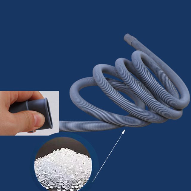 Manguera de Desagüe para Lavadora, Manguera Flexible, Tubo de Expulsión de Salida de Agua Residual, Tubos de Extensión para Accesorios 100cm perfecl manguera de drenaje