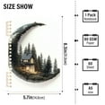 thumbnail image 2 of FORMRS 1-Subject Spiral Notebook 8" x 5" College Ruled 60 Refillable Sheet A5 Hard Cover, 2 Pack, Moon House, 2 of 7