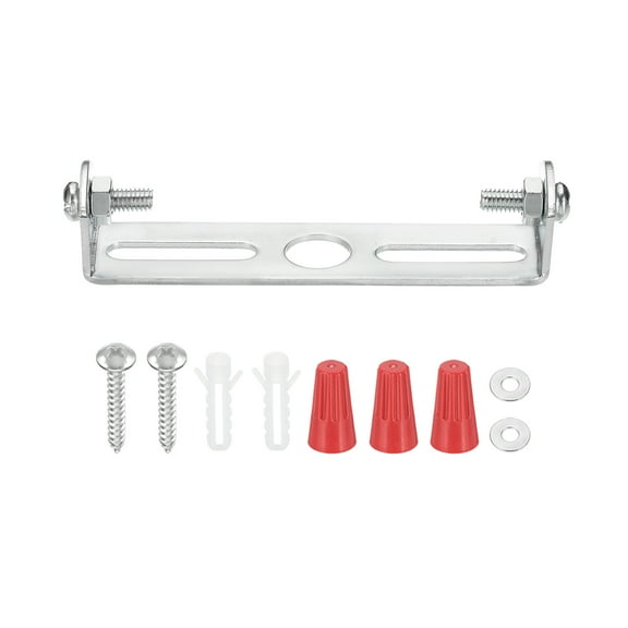 Uxcell 75mm (3") Universal Light Fixture Mounting Bracket Kit, 1 Set Light Crossbar Ceiling Light Plate with Screw for Wall Light Ceiling Light Pendant Chandelier