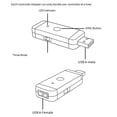 thumbnail image 4 of Wireless Bluetooth Gamepad Converter Adapter Suitable for USB Converter PC, 4 of 5