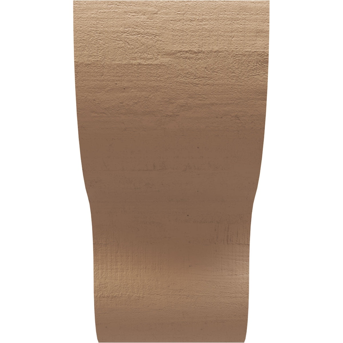 3"W x 6"D x 6"H Classic Greensboro Rough Cedar Woodgrain TimberThane Corbel, Primed Tan