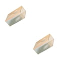 thumbnail image 4 of Methold Baño de hámster portátil, bañera, lavabo de arena para conejo de rata para viajes rectángulo m 2piezas, 4 of 4