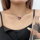 thumbnail image 4 of Xihbxyly Colgante de Corazón Rojo Oscuro, Collar Gótico Punk con Garras, Estilo Moderno y Vanguardista, Accesorio Oscuro Versátil, Regalo Único para San Valentín, Elegante Accesorio para El Día a Día, 4 of 6
