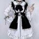 thumbnail image 2 of Women Maid Outfit Anime Dress Apron Dress Lolita Dress Men Cafe Costume Cosplay, 2 of 3