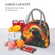 thumbnail image 5 of Easygdp Hawaiian Style Bald Eagle Bolsa de Almuerzo Insulada Grande, Forro de Aluminio, Diseño Espacioso, a Prueba de Fugas, Ideal para Trabajo, Picnics, Viajes y Actividades al Aire Libre, 5 of 6