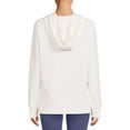 thumbnail image 3 of Athletic Works Women's Soft Hooded Sweatshirt, 3 of 6