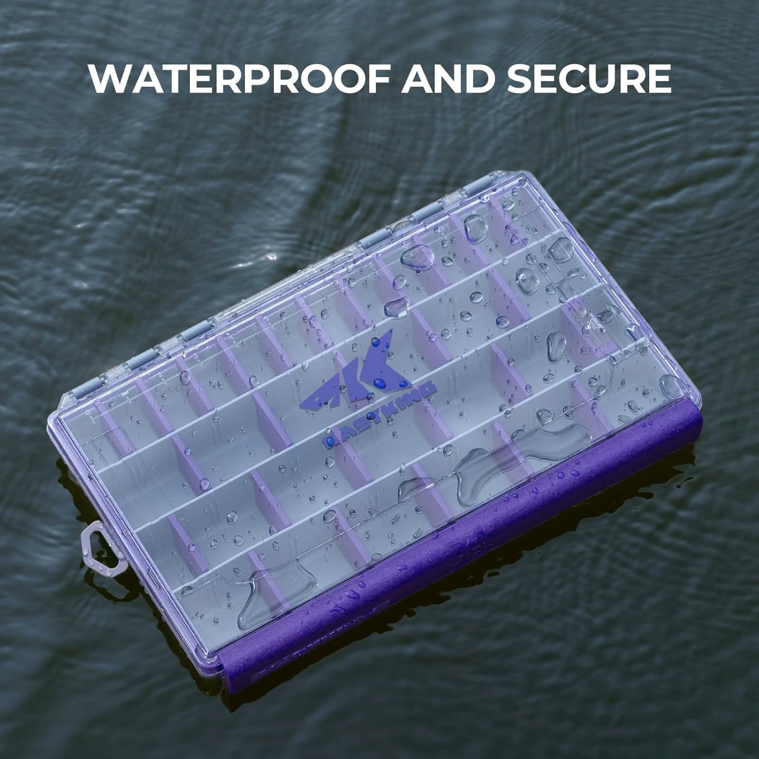 KastKing Waterproof Tackle Box,3700 Tackle Trays, Fishing -HyperSeal