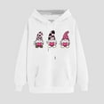 thumbnail image 4 of Hoodies for Women Valentines Drawstring Pullover Hoodie Casual Loose Print Hoodies with Pockets, 4 of 4