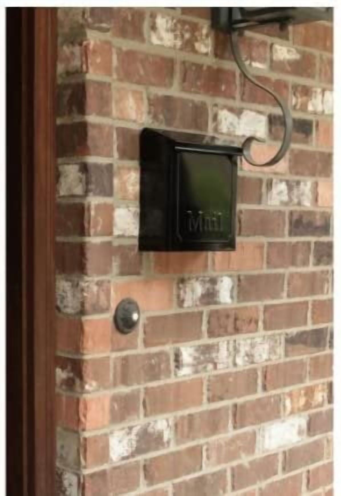Gibraltar Mailboxes Wall-Mounted Locking Mailbox Black - Durable Powder Coat Steel Finish — Home & Garage Storage, Stackable Design