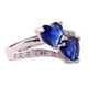 thumbnail image 4 of Anillos para mujer, regalos para mujer, joyería para amantes de la moda, corte de corazón y anillo blanco., 4 of 5