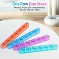 thumbnail image 6 of Zoksi Monthly Pill Organizer 1 Times a Day, 28 Day 4 Week Pill Box Organizer, One Month Pill Case, for Elderly, Daily Medcine Container for Vitamins, Supplement & Medication, 6 of 7