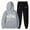 Light Gray, variant on Womens Two Piece Outfits Sets Hoodie Sweatshirt And Long Sweatpants Jogger Workout Set Fall Tracksuit Sweatsuits Women Petite Suits Wide Leg Jumpsuits for Women