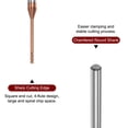 thumbnail image 4 of Nariz cuadrada Extremo Molino 4mm Vástago 1,5mm x 20mm AlTiSin Recubierto Sólido Carburo 4 Flautas Extra Largo Fresado para Inoxidable Acero Aleación Endurecido Acero, 4 of 6
