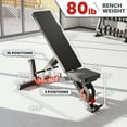 thumbnail image 3 of Synergee Adjustable Wing Back Workout Bench. Weight Bench for Dumbbell & Barbell Press Exercises & Workouts. Great for Commercial, Garage and Home Gym., 3 of 6