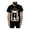 black, variant on Black Scale Mens The Welcome Graphic T-Shirt, Black, Small