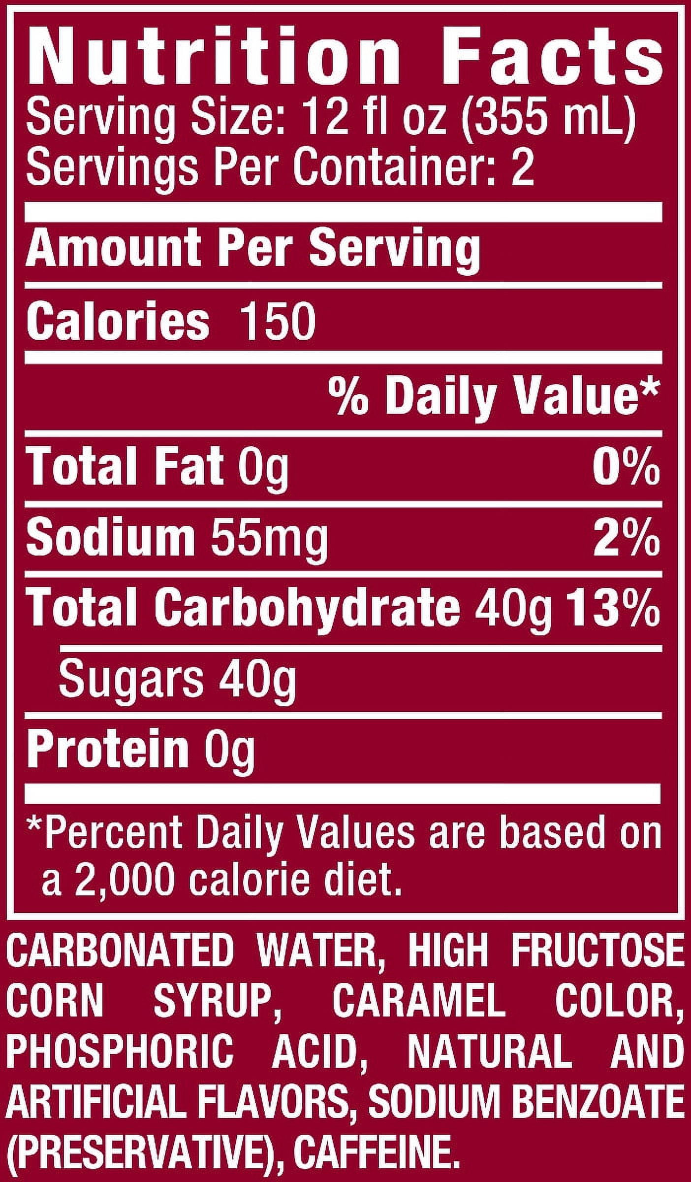 Dr Pepper Cola Soda Pop, 24 Fl Oz, 6 Pack Bottles