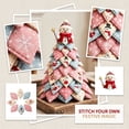 thumbnail image 4 of Christmas DIY Quilted Fabric Tree Craft Kit, Beginner Friendly Holiday Patchwork Sewing Set, 3D Handmade Tabletop Decoration for Home, Office and Gift Giving, 4 of 9