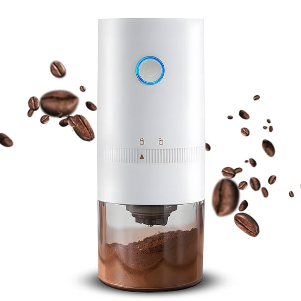 Molinillo de café eléctrico portátil Abanopi molinillo de rebabas de hoja de cerámica recargable por USB