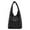 Black, variant on Trendy PU Leather Casual Handbag Soft 3D Printed Studded Shoulder Handbag louchy Tote Purses Work Date Party Handbag (Black)
