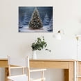 thumbnail image 5 of Fenyluxe Christmas Tree Snow Star Canvas Print Wall Decor Art Modern Ready To Hang for Home Room Decor Print On Canvas 16x12in, 5 of 6