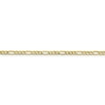 thumbnail image 3 of 10k 2.5mm Semi-Solid Figaro Chain in 10k Yellow Gold, 3 of 3