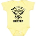 thumbnail image 3 of Inktastic Handpicked for Earth by My Sister in Heaven with Angel Wings Boys or Girls Baby Bodysuit, 3 of 5