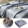 thumbnail image 2 of XINGAG 39x59in Summer Warm Cool Blanket, Double-sided Warm And Cool Bed Blanket, Comfortable Temperature Regulation for Sleepers, Multi-use Life Blanket, Sofa Throw Blanket, 150x100cm, 2 of 5