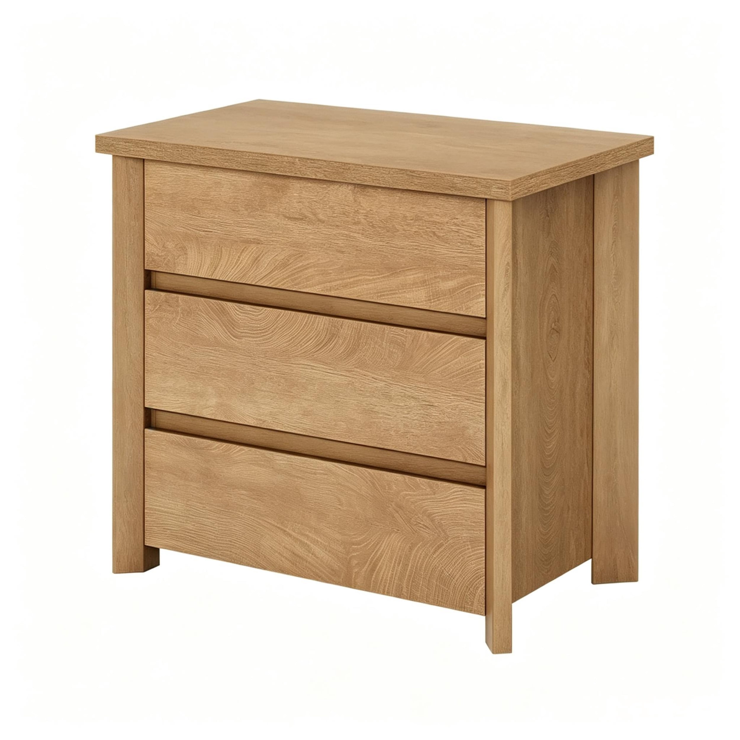 Sophisticated Nightstand with Drawer,Multipurpose Bedside Table
