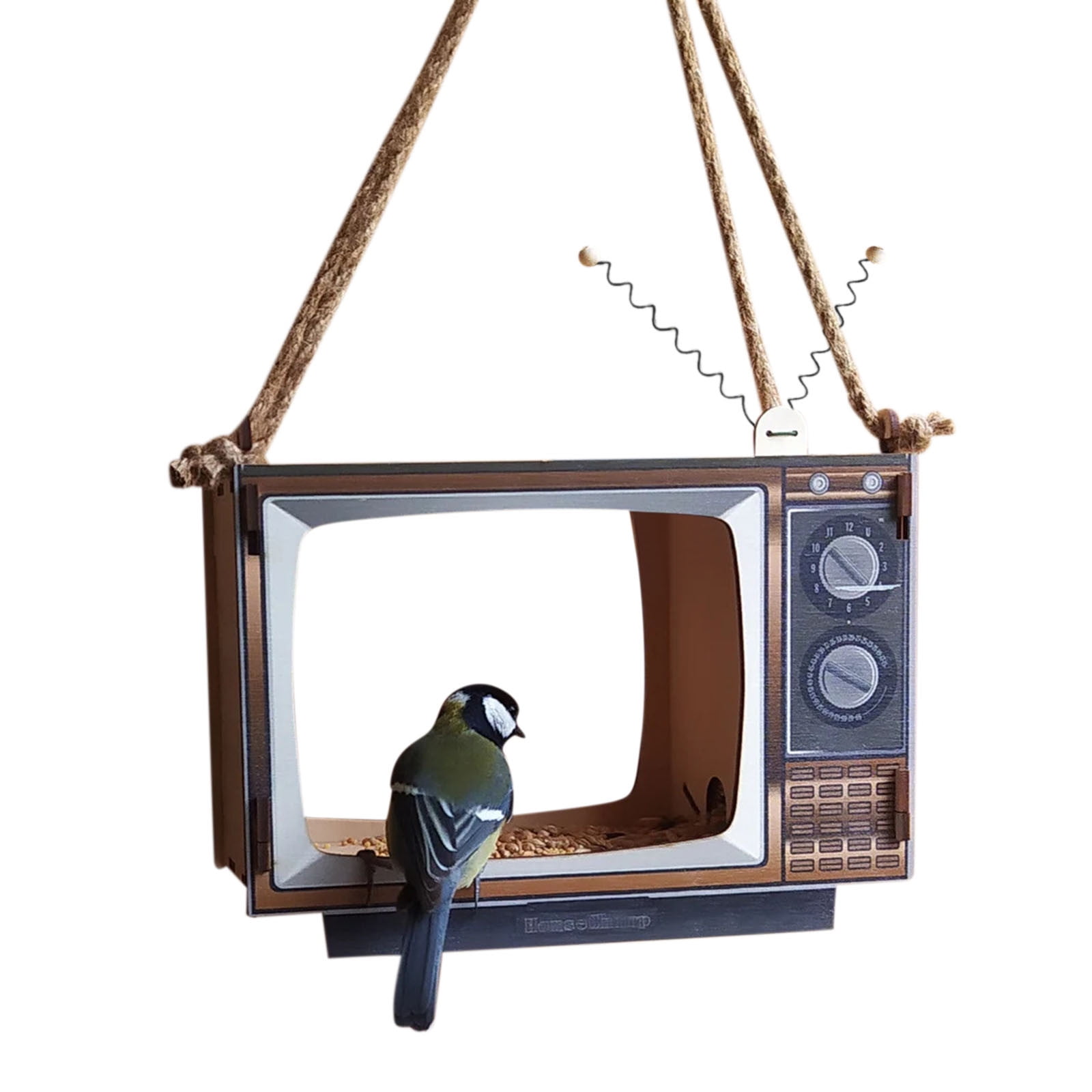 Danhjin Birds Feeder for Outdoors Hummingbirds Unique Garden Hanging Decoration Window Feeder for Birdss Squirrels Proof Outdoor Decor