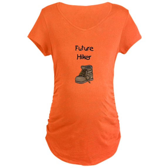 CafePress - Future Hiker Maternity T Shirt - Maternity Dark T-Shirt