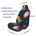 thumbnail image 3 of Fotbe Spaceships and Stars Funda para Asiento de Auto con Estampado – Impermeable y Antisudor – Ajuste Universal, Lavable a Máquina, Antideslizante (1 Pieza), 3 of 5