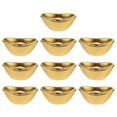 thumbnail image 1 of 10pcs Mini House Gold Ingot Miniature Gold Ingot Chinese Wealth Ingots Props, 1 of 4