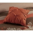 thumbnail image 5 of Chezmoi Collection 7-Piece Luxury Floral Leaves Embroidery Comforter Set, Full, Navy/Blue/GrayRust Orange/Taupe/Brown, 5 of 10