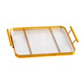 thumbnail image 3 of Bandeja de servicio rectangular, bandeja de mesa de café, vajilla de té, bandeja de acrílico transparente práctica, para comida, de Dorado Macarena Bandeja de almacenamiento, 3 of 7