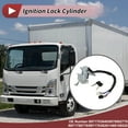 thumbnail image 2 of Cilindro de bloqueo de encendido Unique Bargains No.8971703640/8970882770/8971708770 para ISUZU NPR-HD NPR NQR NRR, 2 of 7