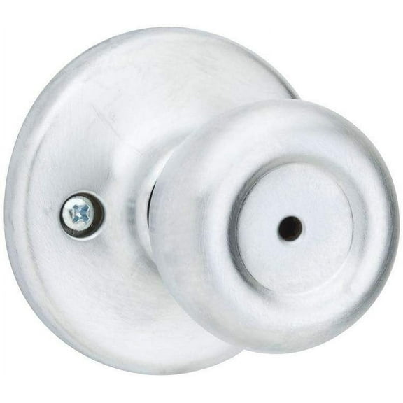 Kwikset 300M 26D CP 7/8RFL RCS Satin Chrome Bed/Bath Privacy Knob