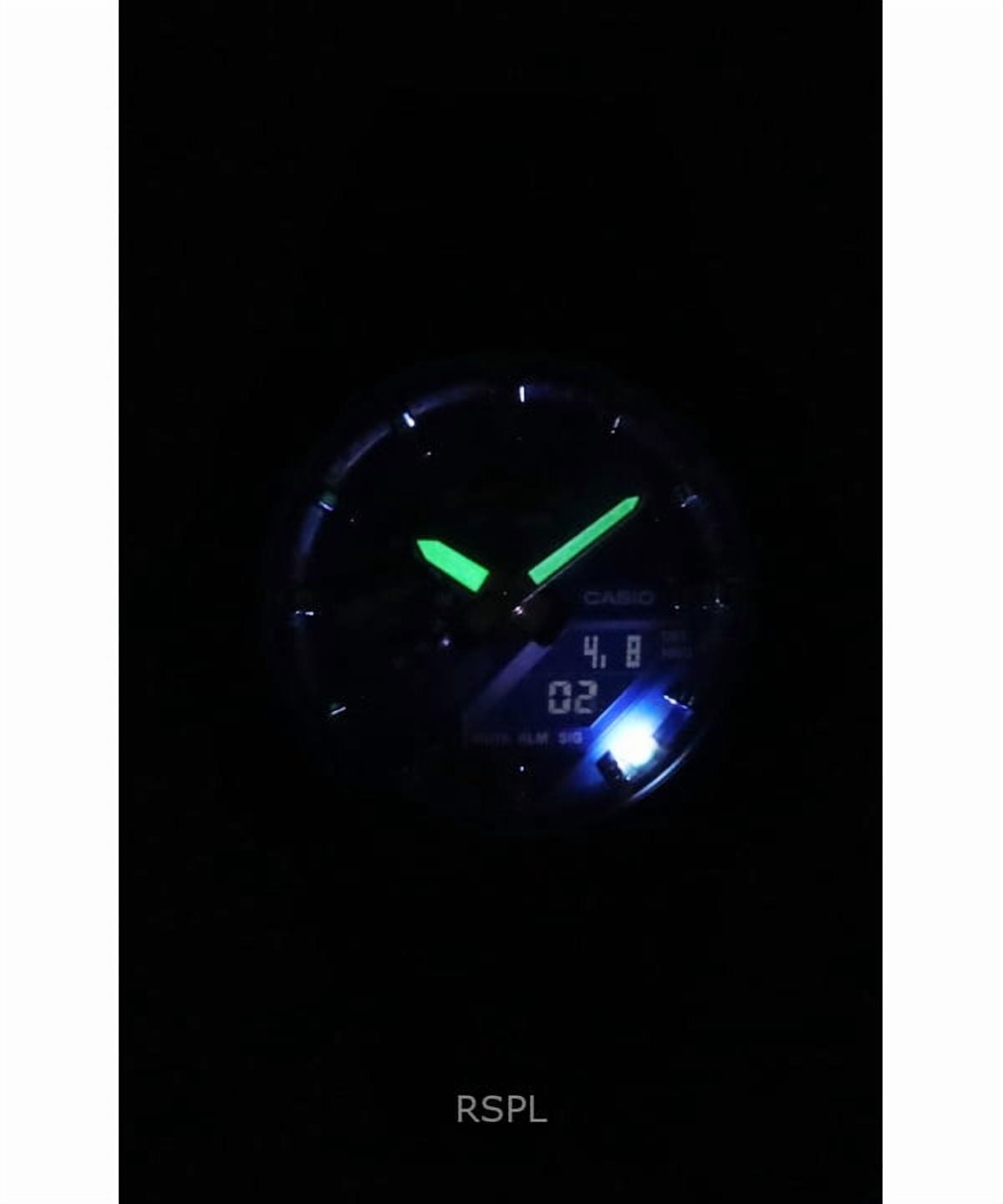 Casio G-Shock Analog Digital Bio-Based Resin Strap Blue Dial Quartz GA-2100AS-2A 200M Mens Watch