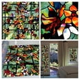 thumbnail image 4 of Película para ventanas Magnolia con adherencia estática, control de calor, protección de la privacidad, envío directo, película de vidrio extraíble reutilizable, decoración del hogar, 4 of 5